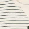 KONGES SLOJD Mikina AMIO SWEAT - OCS CILANTRO STRIPE