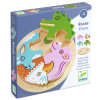 DJECO Dřevěné vkládací puzzle Rondo Croco