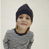 GRAY LABEL Čepice Bonnet GOTS - Pirate Black