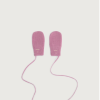 GRAY LABEL Rukavice Baby merino - Bubblegum