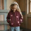 KONGES SLOJD JUNO SEQUIN BOMBER JACKET DECADENT CHOCOLATE