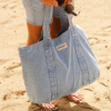 RIVEDROITE PARIS Taška Tote bag Marcel XS Light Washed Denim (3)