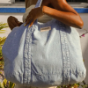 RIVEDROITE PARIS Taška Tote bag Marcel XS Light Washed Denim (2)