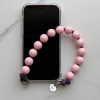 LE STUDIO Mini korálkový popruh na telefon – Ballet Pink (6)