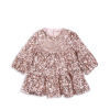 KONGES SLOJD Flitrové šaty LILA - GREY/ROSA