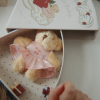 KONGES SLOJD Medvídek TINY BIRTHDAY CHERRY (2)