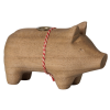 MAILEG Dřevěný svícen Pig small (3)