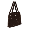 STUDIO NOOS Taška mom bag Teddy Chocolate Hearts (2)
