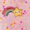KONGES SLOJD Skákací míč GLITTER RAINBOW