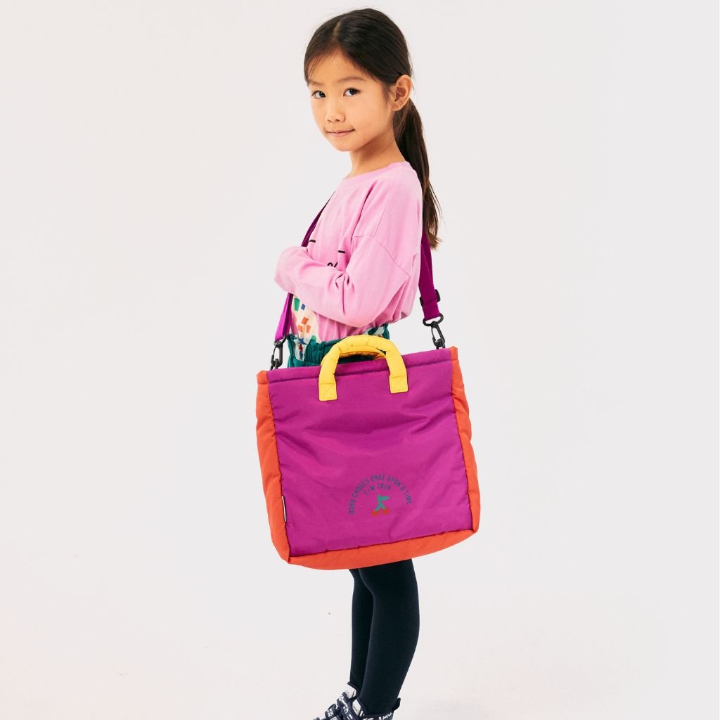 BOBO CHOSES Taška Cherry color block - MULTICOLOR