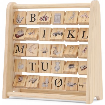 KS1343 ABC WOODEN BLOCK FRAME MULTI Extra 0