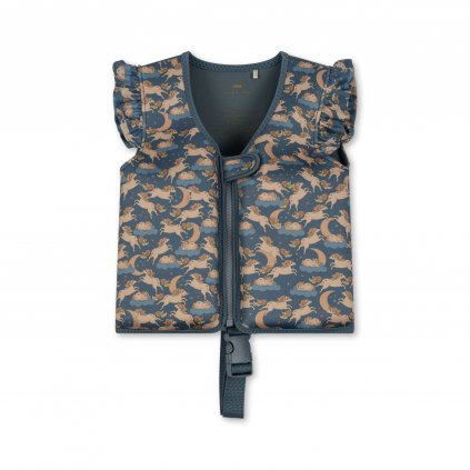 KS4445 NEOPRENE FLOAT VEST FRILL UNICORN BLUE Extra 0