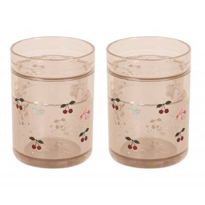 KS5069 2 PACK GLITTER CUPS CHERRY Main