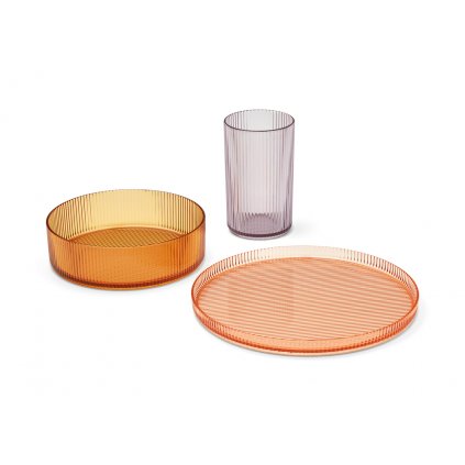kain tableware set LW17258 1326 misty lilac tuscany rose yellow mellow 1