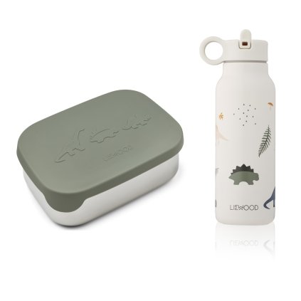 LW14354 Joni lunch box set 7312 Dino faune green mix Extra 0