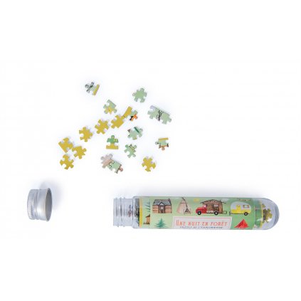 Mini puzzle Une nuit en foret 150 pieces Le Jardin du Moulin Moulin Roty