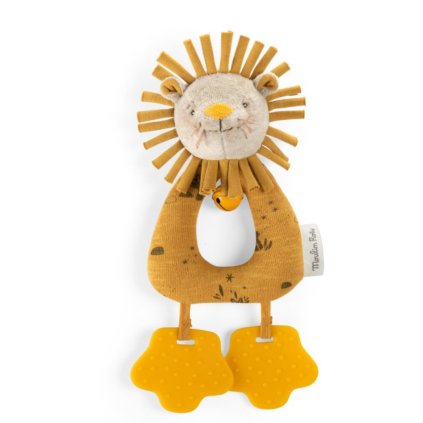 MOULIN ROTY Plyšové chrastítko lvíček