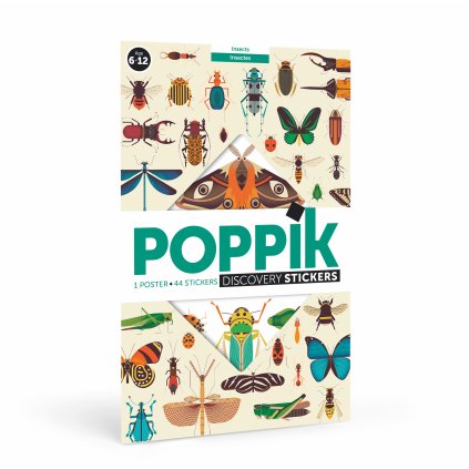 poppik insectes owen davey sticker poster wall decor 1