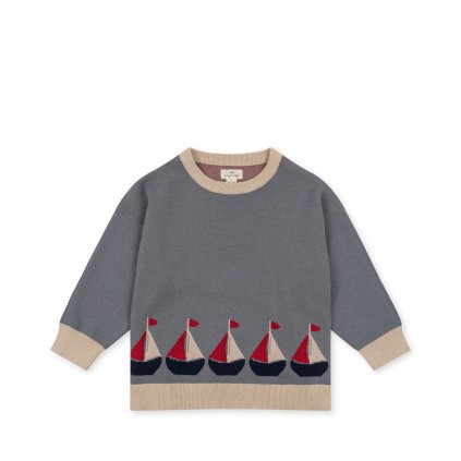 KS6007 LAPIS KNIT BLOUSE GOTS SAIL AWAY Extra 0