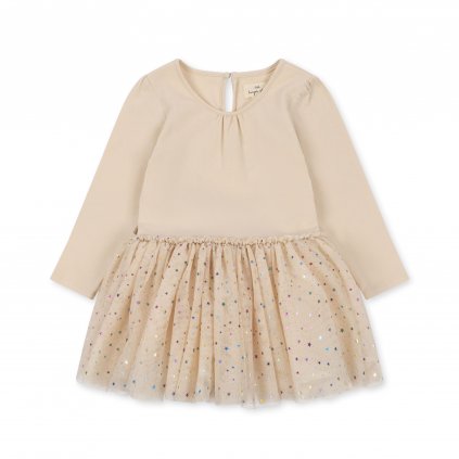 KONGES SLOJD Šaty Balerina Fairy - ETOILE MULTI BRAZILIAN SAND