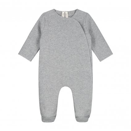 GRAY LABEL Overálek GOTS / Grey Melange