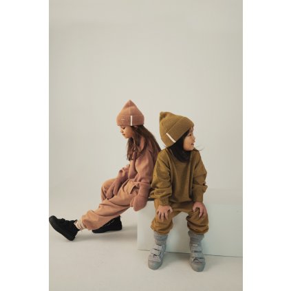 GRAY LABEL Tepláky GOTS/Biscuit (Velikost 9-10Y)