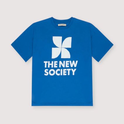 THE NEW SOCIETY Triko Mykonos - Cobalto