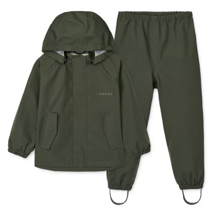 LIEWOOD Set do deště Pedia - Hunter green