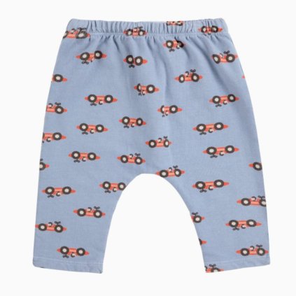 BOBO CHOSES Legíny Race Car all over - LIGHT BLUE