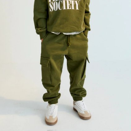 THE NEW SOCIETY Kalhoty Cargo - Hidden Forest