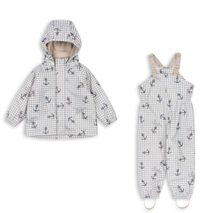 KONGES SLOJD Set do deště - SAILOR CHECK