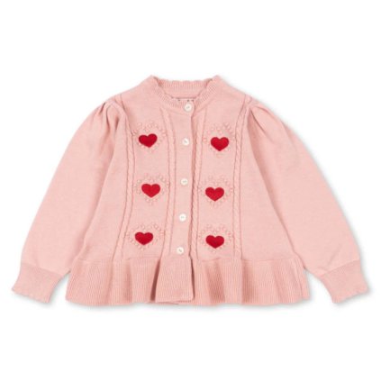 KONGES SLOJD Kardigan SOLEIL - SILVER PINK