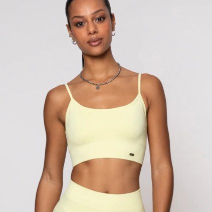 BELIEVE ATHLETICS Sportovní podprsenka Joy - Butter Yellow