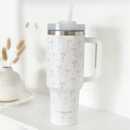 COCONUT LANE Láhev Tumbler - Dainty bows