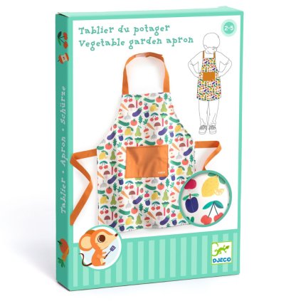 DJECO Dětská zástěra Zelenina