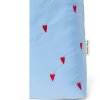 STUDIO NOOS Taška  mom bag Puffy - Light Blue Hearts