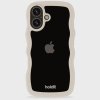 HOLDIT Kryt na mobil iPhone 16 - Light Beige/Transparent