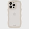HOLDIT Kryt na mobil  iPhone 16 Pro - Light Beige/Transparent