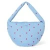 STUDIO NOOS Taška Cross body Puffy - Light Blue Hearts
