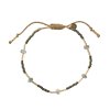BL30173 Warrior Labradorite Gold Bracelet