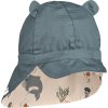 LW17698 1032 Gorm reversible sun hat Sea creature sandy mix 1 22 3
