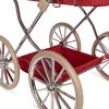 KS5637 DOLL PRAM CORDUROY RED Extra 8
