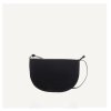 MONK & ANNA kabelka Half moon Soma - black