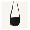 MONK & ANNA kabelka Half moon Soma - black