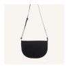 MONK & ANNA kabelka Half moon Soma - black