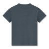 GRAY LABEL Baby Triko S/S Henley GOTS - Blue Grey