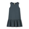 GRAY LABEL Šaty Frill GOTS - Blue Grey