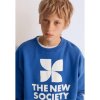 THE NEW SOCIETY Mikina Mykonos - Cobalto