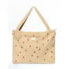 STUDIO NOOS Taška mom-bag Diaper - Ecru Teddy Hearts