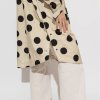 VIVI MARI Kabát do deště Dots black/sand